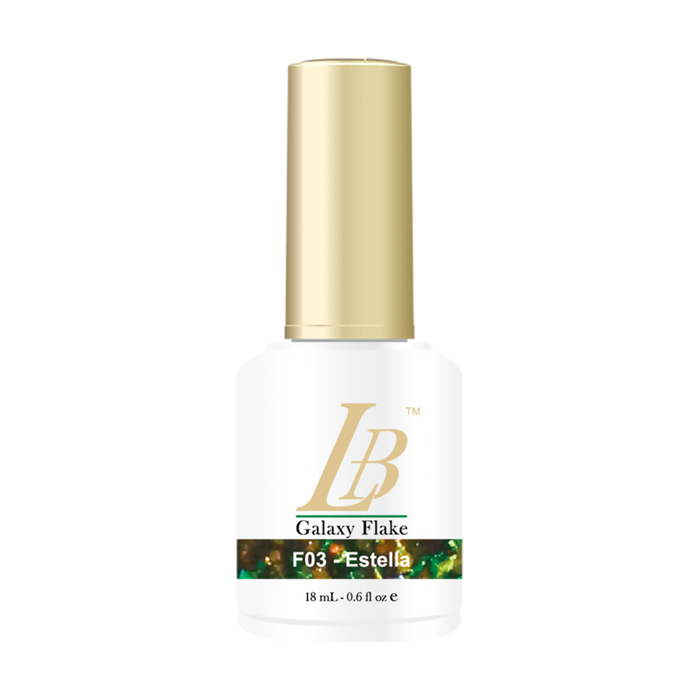 iGel LB Galaxy Flake Gel Polish, F03, Estella, 0.6oz OK0528VD