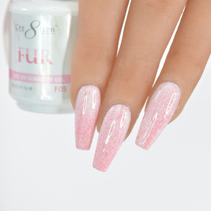 Cre8tion Fur Gel Polish, FUR05, 0916-0442, 0.5oz KK0725