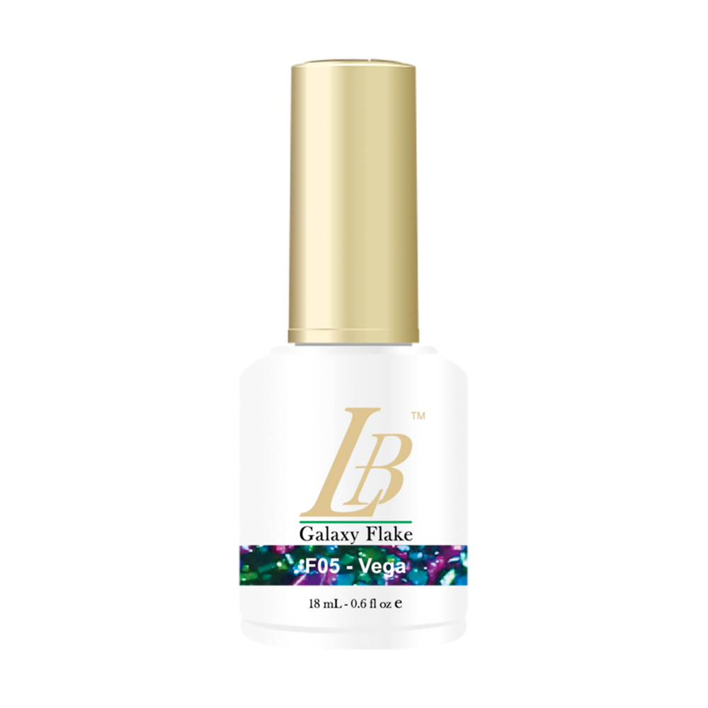 iGel LB Galaxy Flake Gel Polish, F05, Vega, 0.6oz OK0528VD