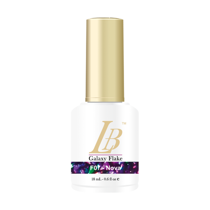 iGel LB Galaxy Flake Gel Polish, F07, Nova, 0.6oz OK0528VD