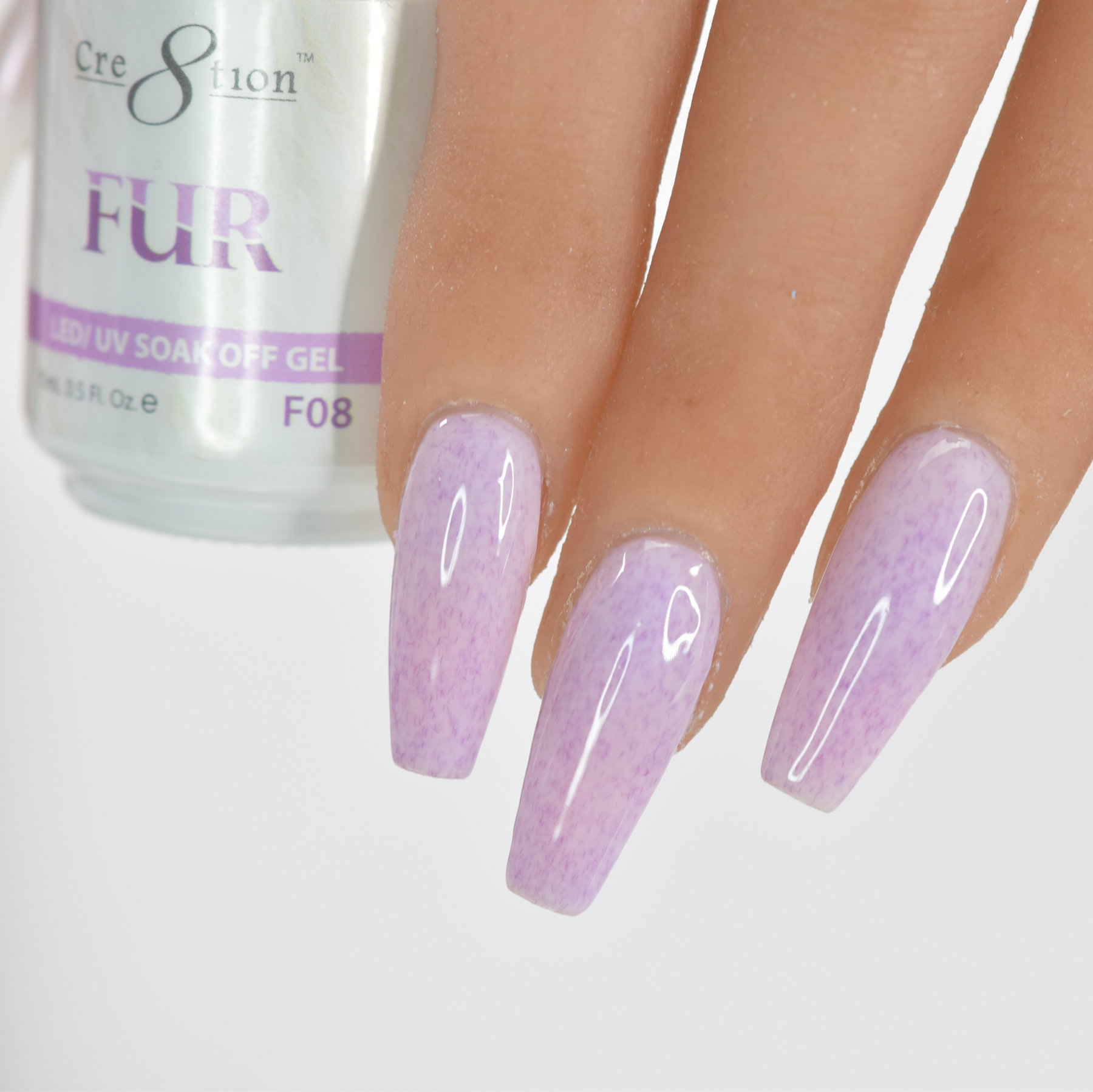 Cre8tion Fur Gel Polish, FUR08, 0916-0445, 0.5oz KK0725