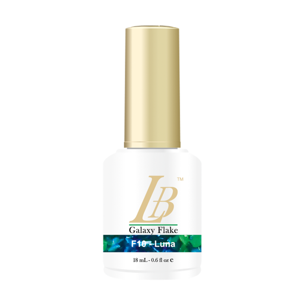 iGel LB Galaxy Flake Gel Polish, F10, Luna, 0.6oz OK0528VD