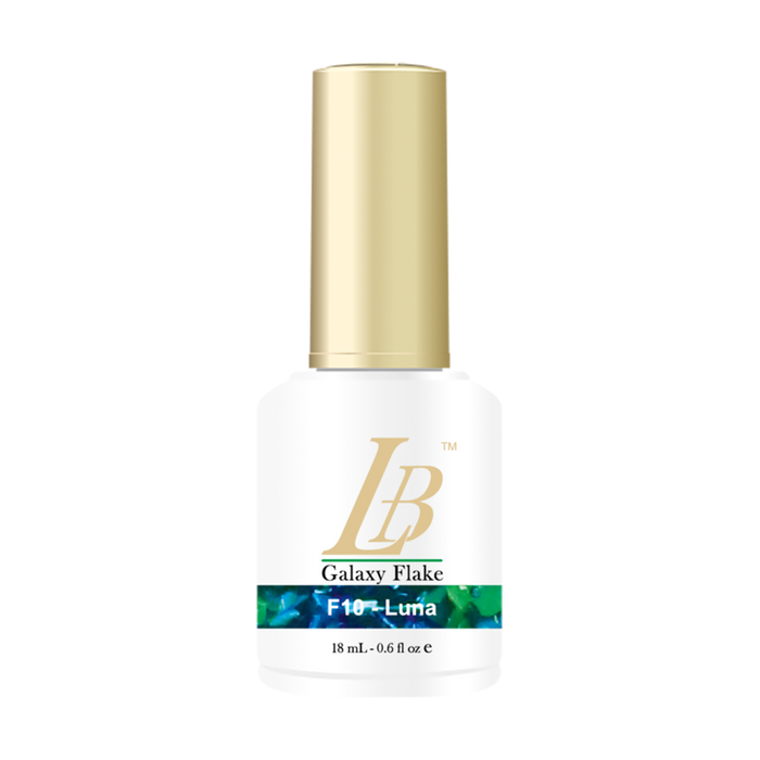 iGel LB Galaxy Flake Gel Polish, F10, Luna, 0.6oz OK0528VD