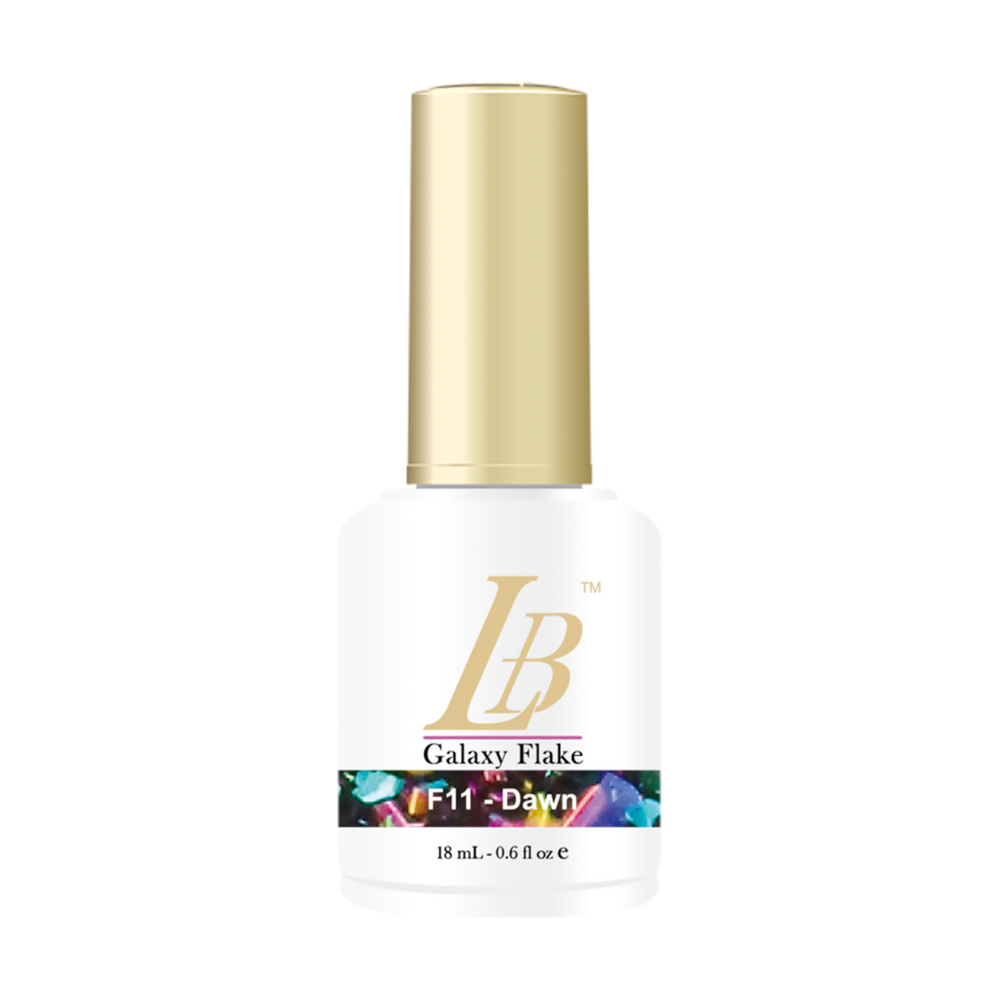 iGel LB Galaxy Flake Gel Polish, F11, Dawn, 0.6oz OK0528VD
