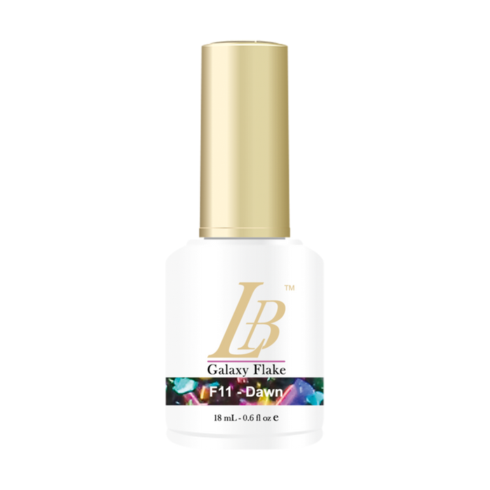 iGel LB Galaxy Flake Gel Polish, F11, Dawn, 0.6oz OK0528VD