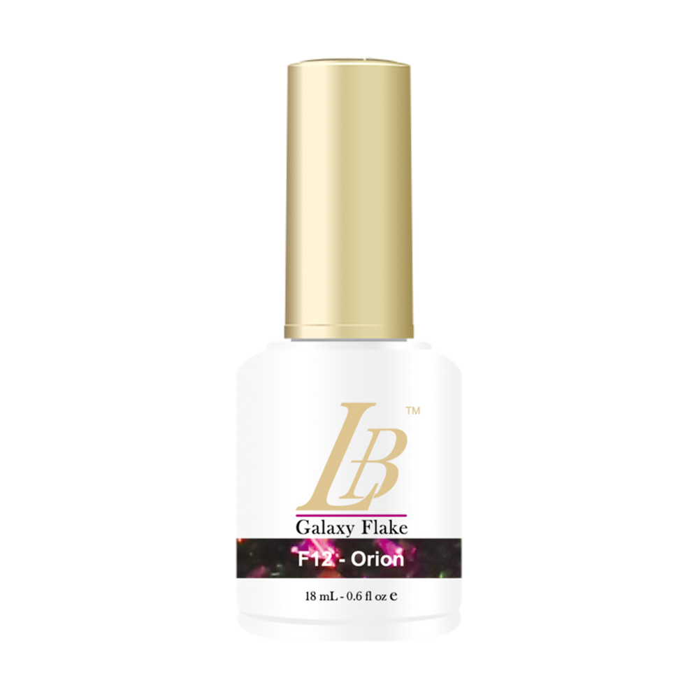 iGel LB Galaxy Flake Gel Polish, F12, Orion, 0.6oz OK0528VD