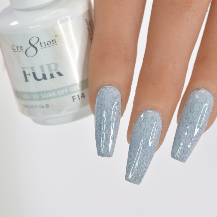 Cre8tion Fur Gel Polish, FUR14, 0916-0523, 0.5oz KK0725
