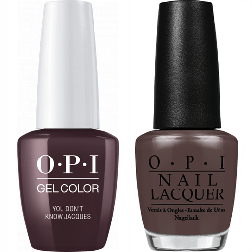 OPI GelColor And Nail Lacquer, F15, You Don't Know Jacques!, 0.5oz