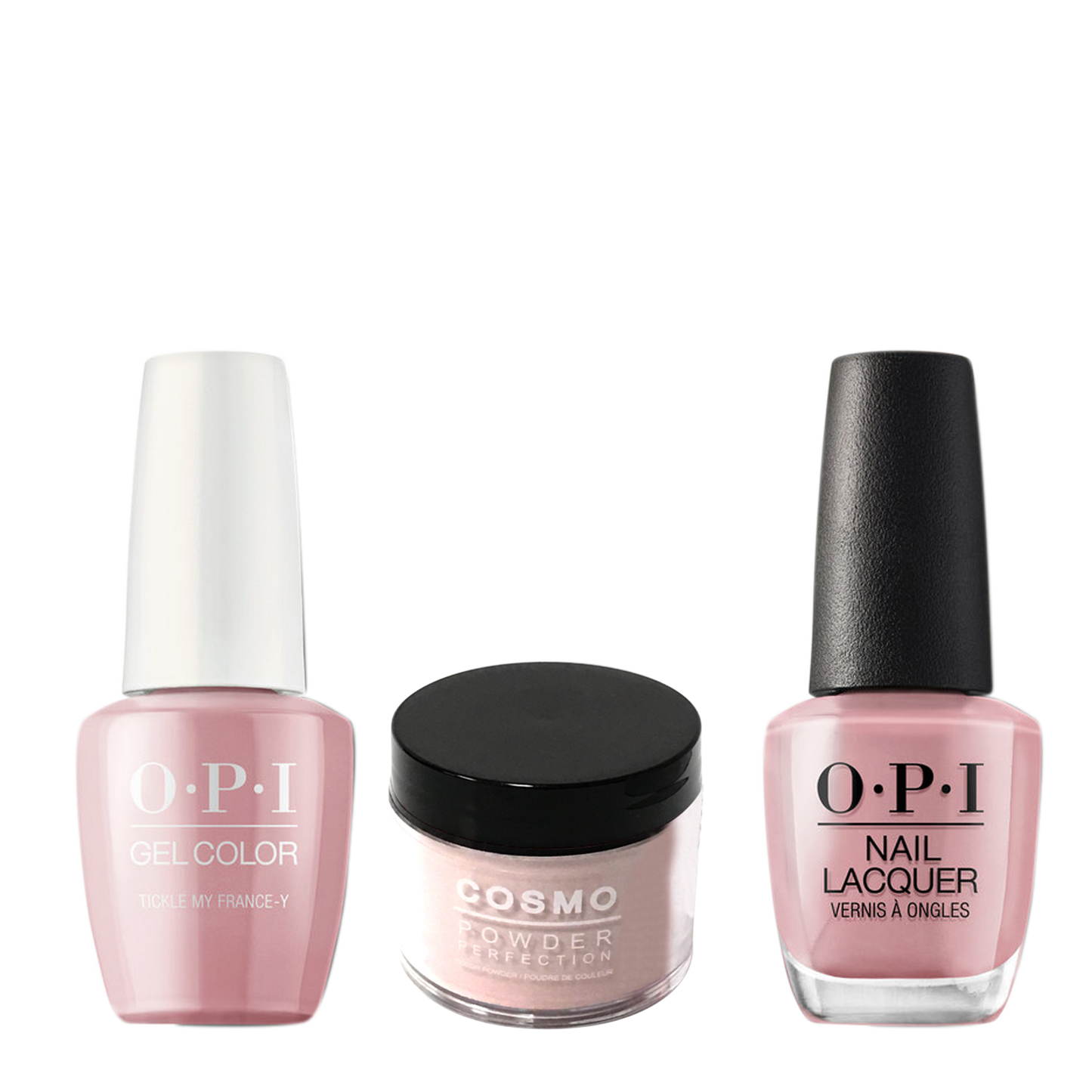 Cosmo 3in1 Dipping Powder + Gel Polish + Nail Lacquer (Matching OPI), 2oz, CF16