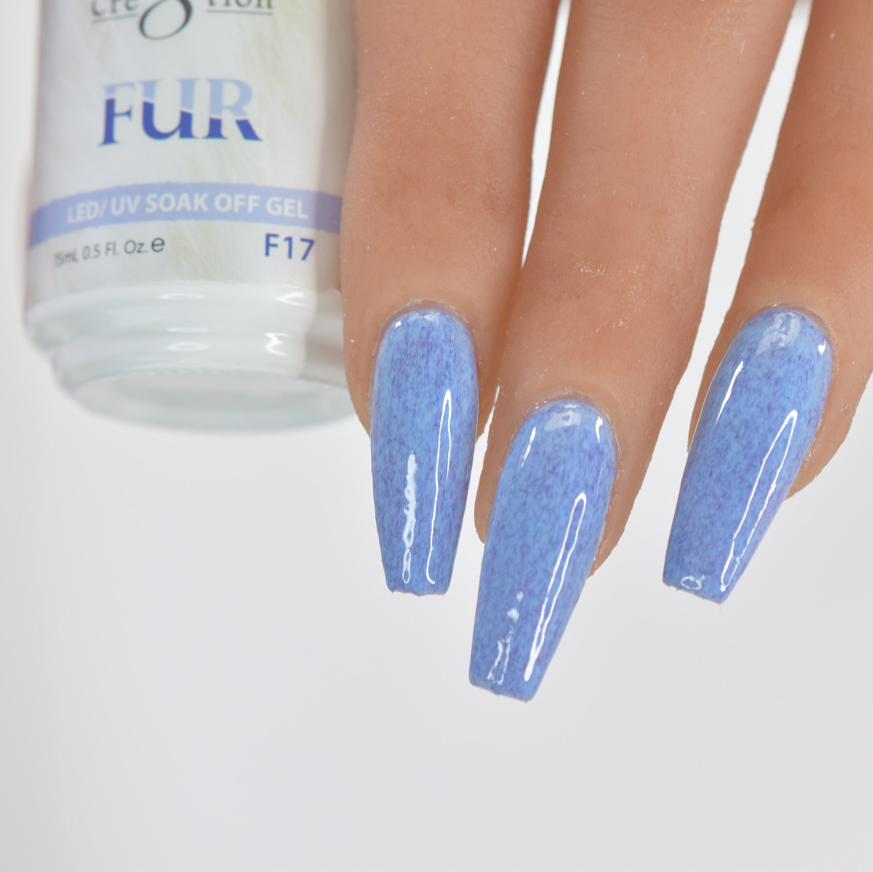 Cre8tion Fur Gel Polish, FUR17, 0916-0526, 0.5oz KK0725