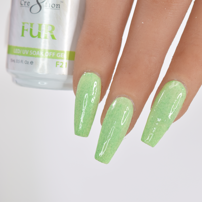 Cre8tion Fur Gel Polish, FUR21, 0916-0530, 0.5oz KK0725