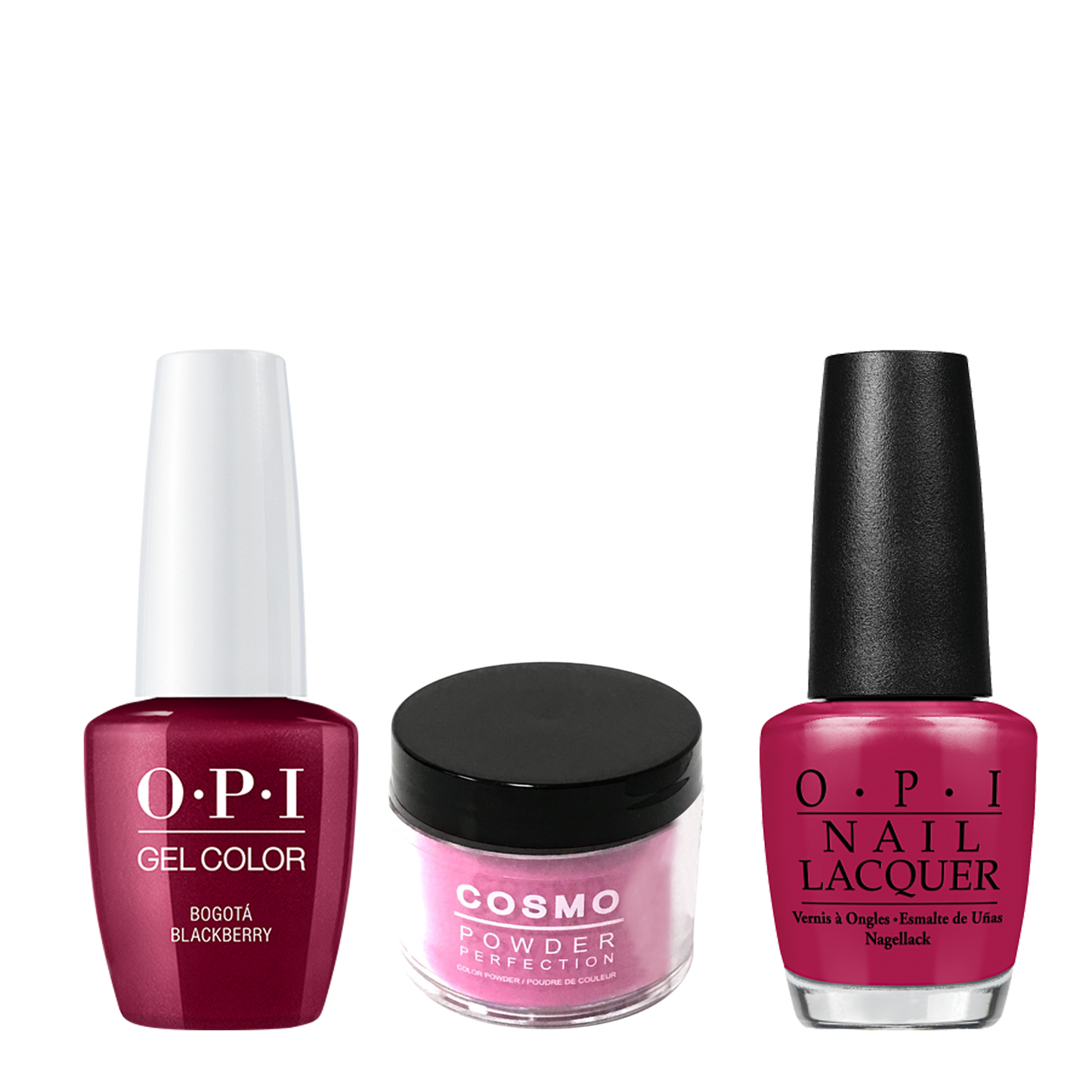 Cosmo 3in1 Dipping Powder + Gel Polish + Nail Lacquer (Matching OPI), 2oz, CF52