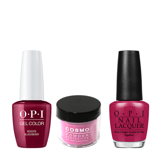 Cosmo 3in1 Dipping Powder + Gel Polish + Nail Lacquer (Matching OPI), 2oz, CF52