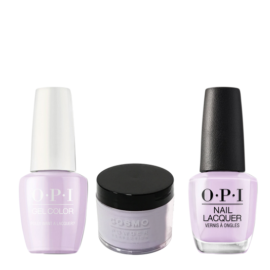 Cosmo 3in1 Dipping Powder + Gel Polish + Nail Lacquer (Matching OPI), 2oz, CF83