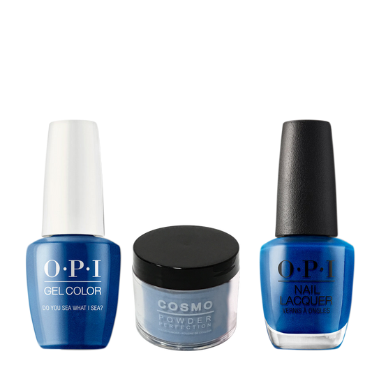 Cosmo 3in1 Dipping Powder + Gel Polish + Nail Lacquer (Matching OPI), 2oz, CF84