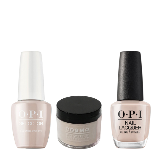 Cosmo 3in1 Dipping Powder + Gel Polish + Nail Lacquer (Matching OPI), 2oz, CF89