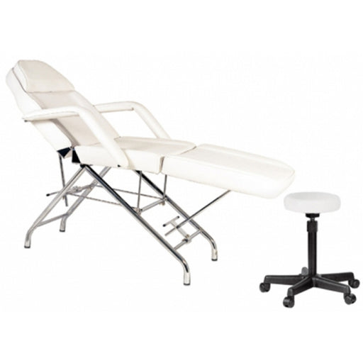 Ikonna Facial Chair, Tissue Roll Bar, Face Rest, White, FBC-A1, 96lbs (NOT Included Shipping Charge)