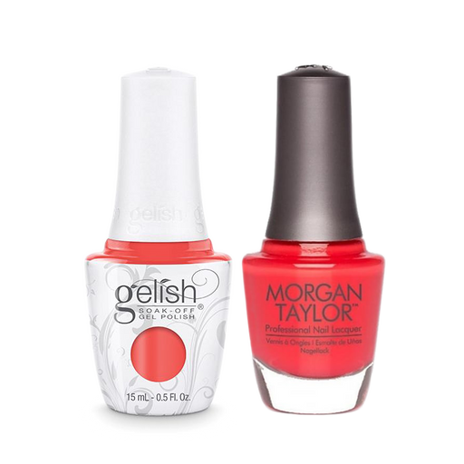 Gelish Gel Polish & Morgan Taylor Nail Lacquer, Fairest Of Them All, 0.5oz, 1110926 + 50122