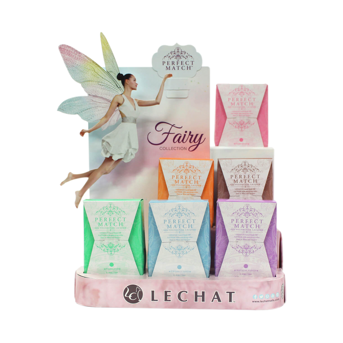 LeChat Perfect Match, Fairy Collection, Full Line Of 6 Colors (from PMS193 to PMS 198, Price: $7.95/pc), 0.5oz KK