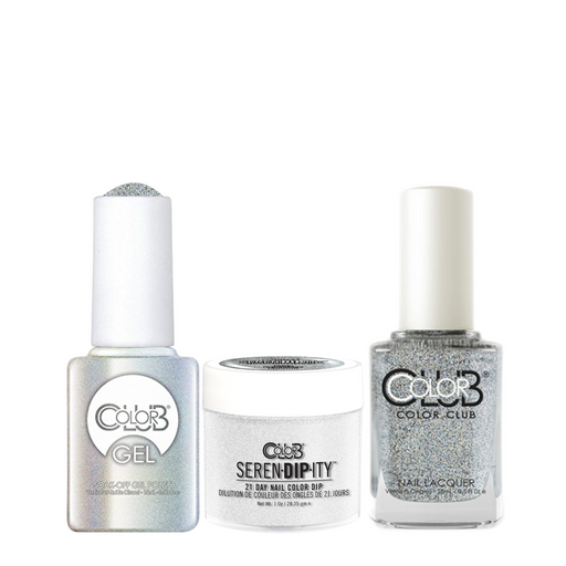 Color Club 3in1 Dipping Powder + Gel Polish + Nail Lacquer , Serendipity, Fairy Tale Ending, 1oz, 05XDIP1123-1 KK