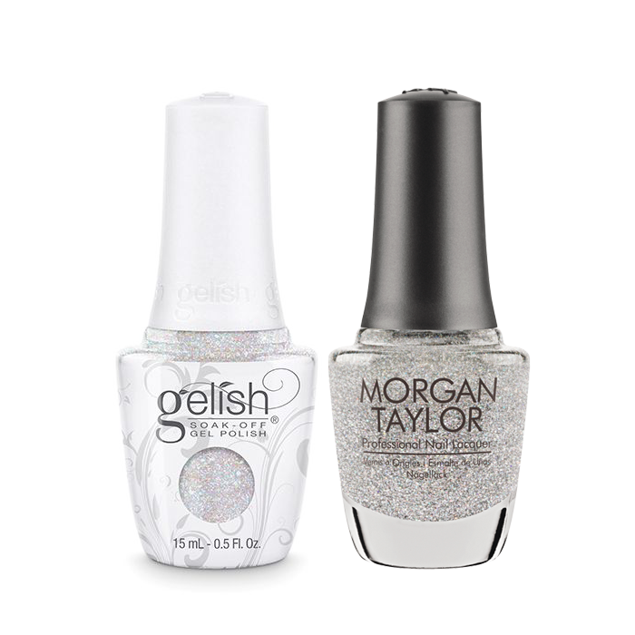 Gelish Gel Polish & Morgan Taylor Nail Lacquer, Fame Game , 0.5oz, 1110069 + 50069 KK0907