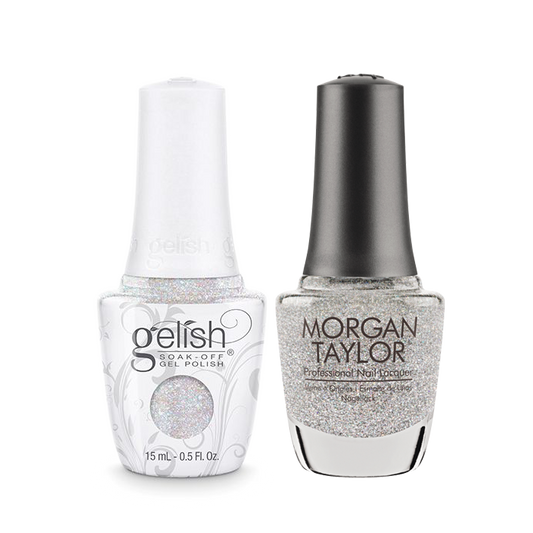 Gelish Gel Polish & Morgan Taylor Nail Lacquer, Fame Game , 0.5oz, 1110069 + 50069 KK0907