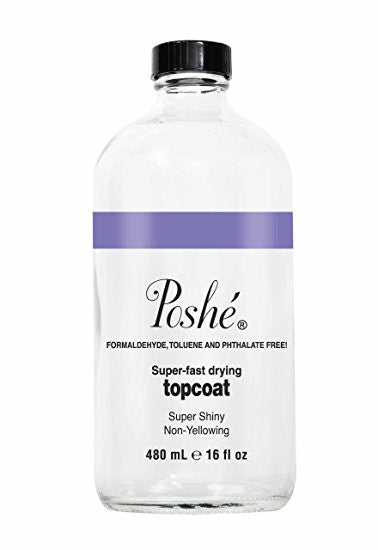 Poshe Fast Dry Top Coat Refill, 16oz.