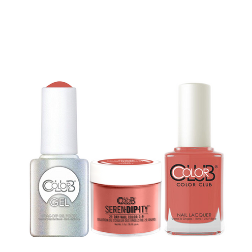 Color Club 3in1 Dipping Powder + Gel Polish + Nail Lacquer , Serendipity, Favorite Flannel, 1oz, 05XDIP1078-1 KK