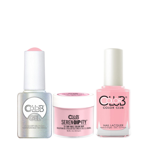 Color Club 3in1 Dipping Powder + Gel Polish + Nail Lacquer , Serendipity, Feathered Hair Out to There, 1oz, 05XDIPN31-1 KK
