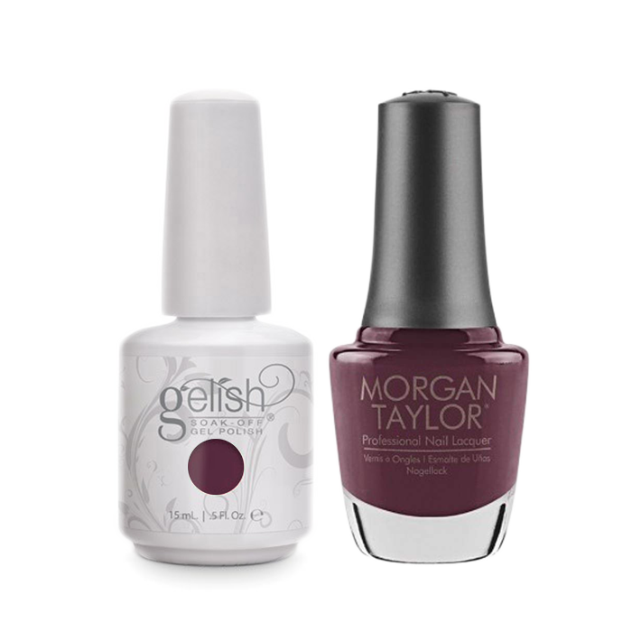 Gelish Gel Polish & Morgan Taylor Nail Lacquer, Figure 8s & Heartbreaks , 0.5oz, 1100115+ 50240