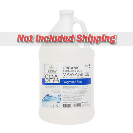 La Palm, Organic Aromatherapy Massage Oil, Fragrance Free, 1Gal  KK