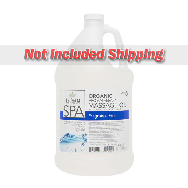 La Palm, Organic Aromatherapy Massage Oil, Fragrance Free, 1Gal  KK