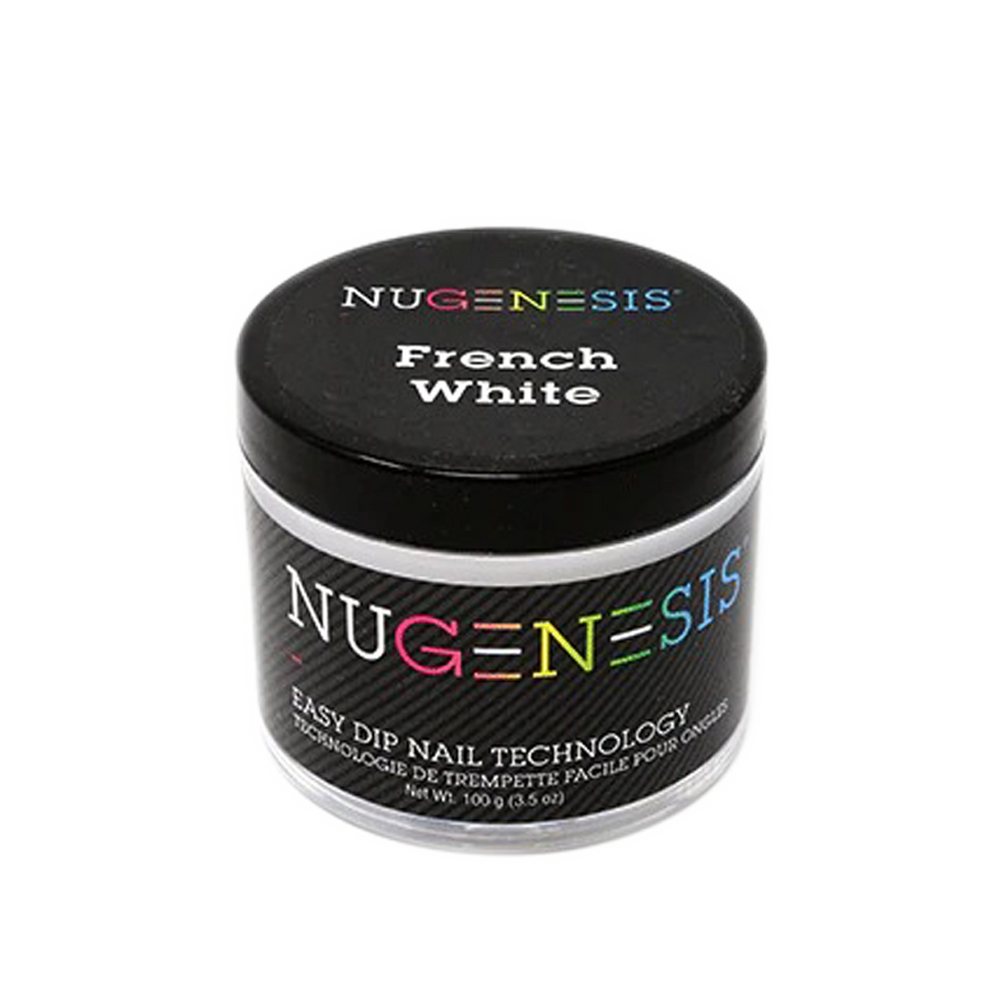 Nugenesis Dipping Powder, Pink & White Collection, FRENCH WHITE, 3.5oz