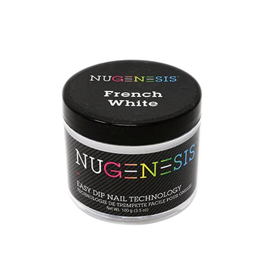 Nugenesis Dipping Powder, Pink & White Collection, FRENCH WHITE, 3.5oz