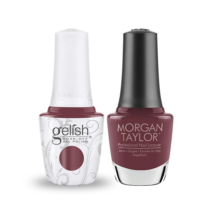 Gelish Gel Polish & Morgan Taylor Nail Lacquer, Champagne & Moonbeams Collection, 1110371, From Dusk Till Dawn, 0.5oz OK1014VD