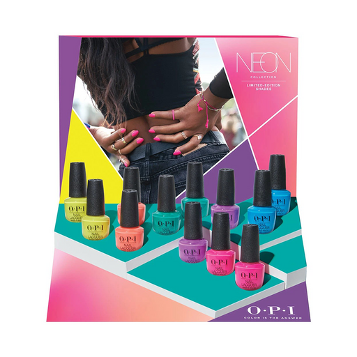 OPI Paper Counter Display, Neon Summer 2019 Collection OK0312VD