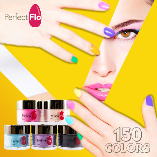 NEW SNS Perfect Flo Dipping Powder, 1oz, Full line of 150 Colors ( from PF001 to PF150)