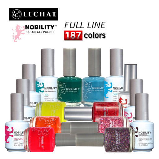 Lechat Nobility Gel & Polish Duo Full line, 187 colors