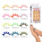 Nadeco Nail Art Trendsetters, Chrome Press On Nail Tips, 24 Nails, CB01XC, Full line of 12 colors OK0614MD
