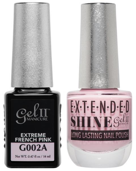 Gel II Manicure And Extended Shine, G002A, Extreme French Pink, 0.47oz KK