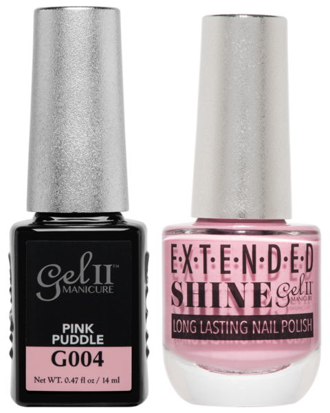 Gel II Manicure And Extended Shine, G004, Pink Puddle, 0.47oz KK