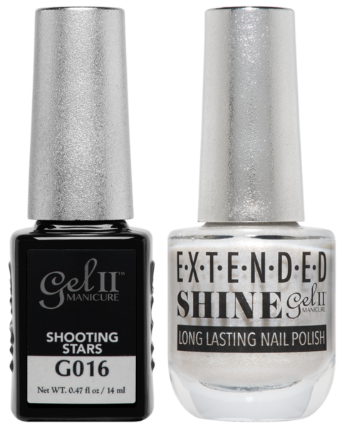 Gel II Manicure And Extended Shine, G016, Shooting Stars, 0.47oz KK