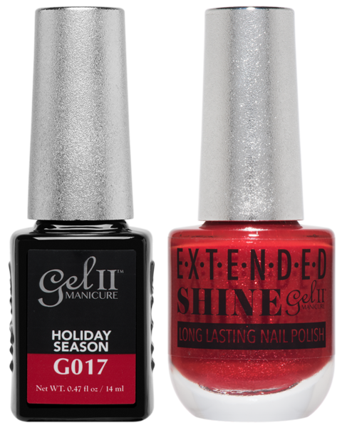 Gel II Manicure And Extended Shine, G017, Holiday Season, 0.47oz KK