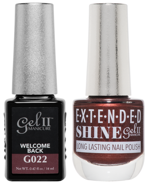 Gel II Manicure And Extended Shine, G022, Welcome Back, 0.47oz KK