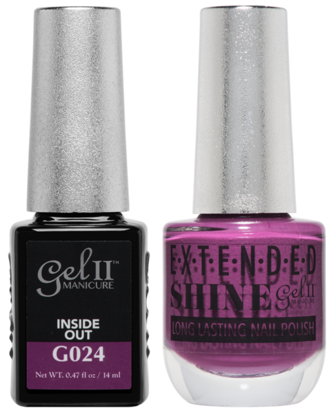 Gel II Manicure And Extended Shine, G024, Inside Out, 0.47oz KK