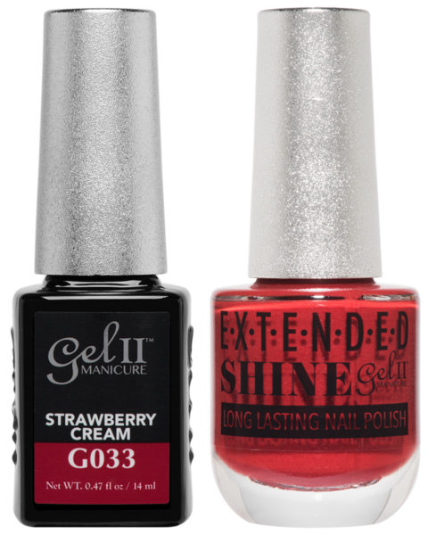 Gel II Manicure And Extended Shine, G033, Strawberry Cream, 0.47oz KK
