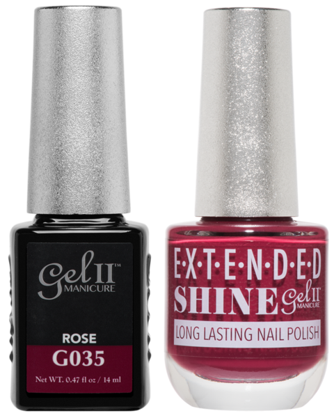 Gel II Manicure And Extended Shine, G035, Rose, 0.47oz KK