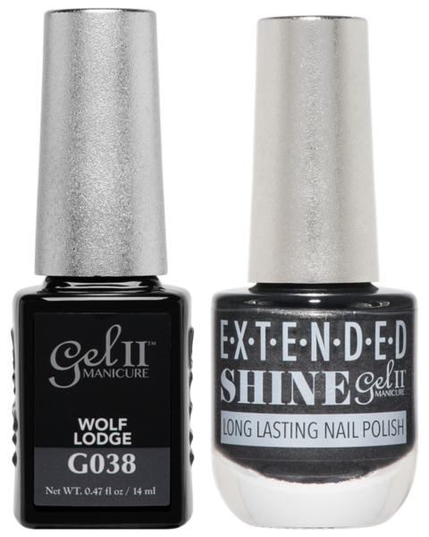 Gel II Manicure And Extended Shine, G038 , Wolf Lodge, 0.47ozKK