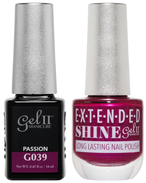 Gel II Manicure And Extended Shine, G039, Passion, 0.47oz KK