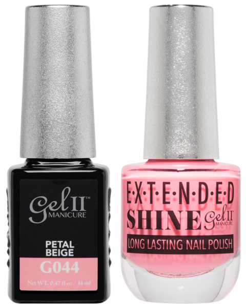 Gel II Manicure And Extended Shine, G044, Petal Beige, 0.47oz KK
